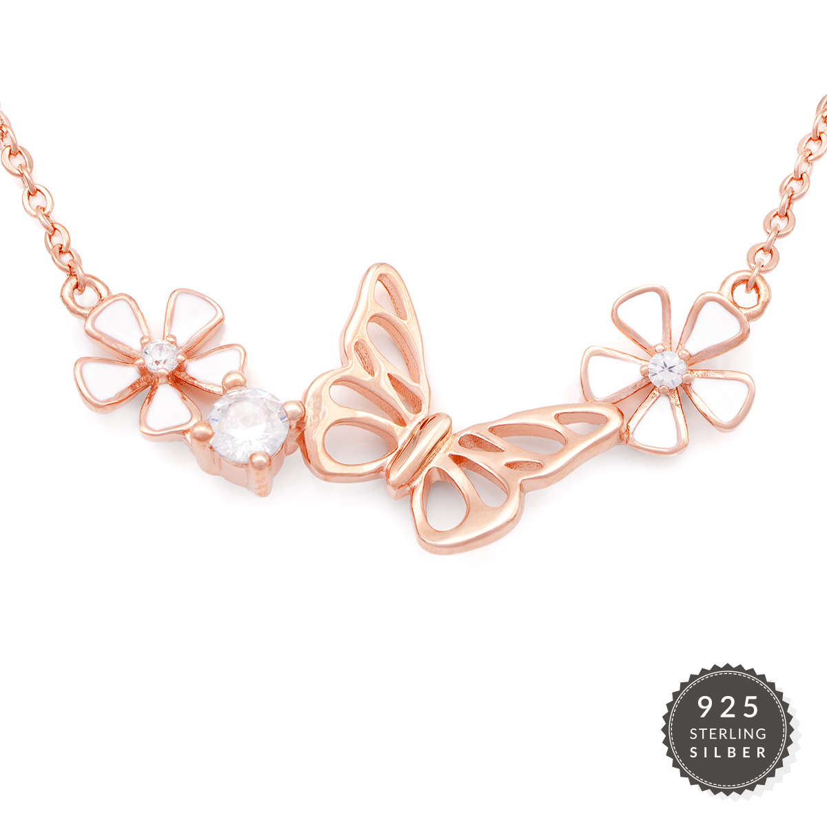 Halskette Dancing Butterfly