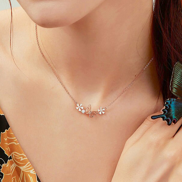 Halskette Dancing Butterfly