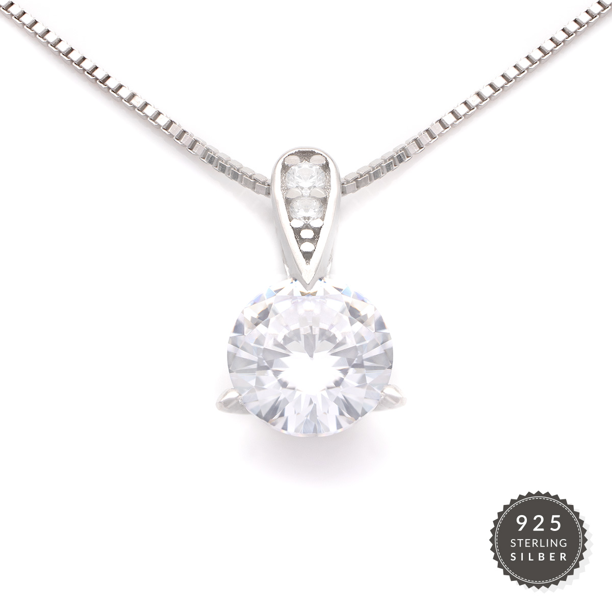 Halskette Silver Diamond Star