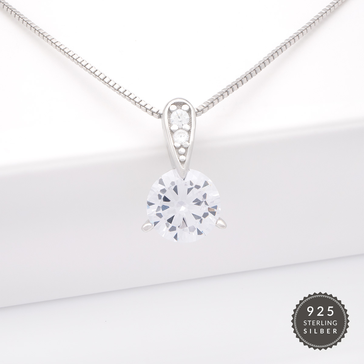 Halskette Silver Diamond Star