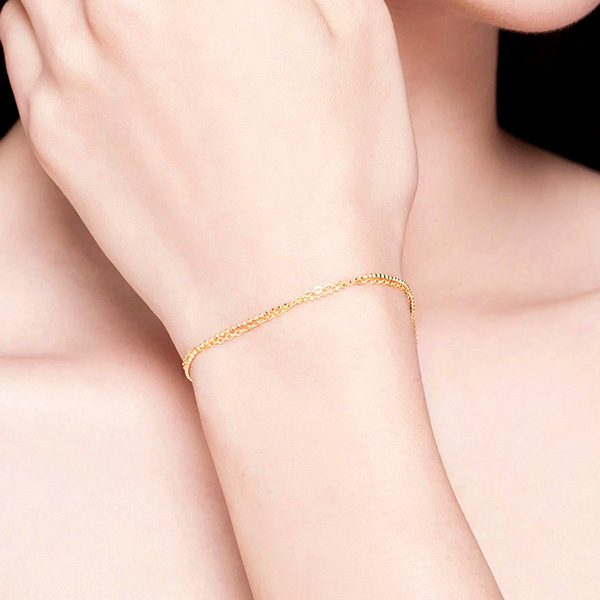Armkette Tiny Golden Double