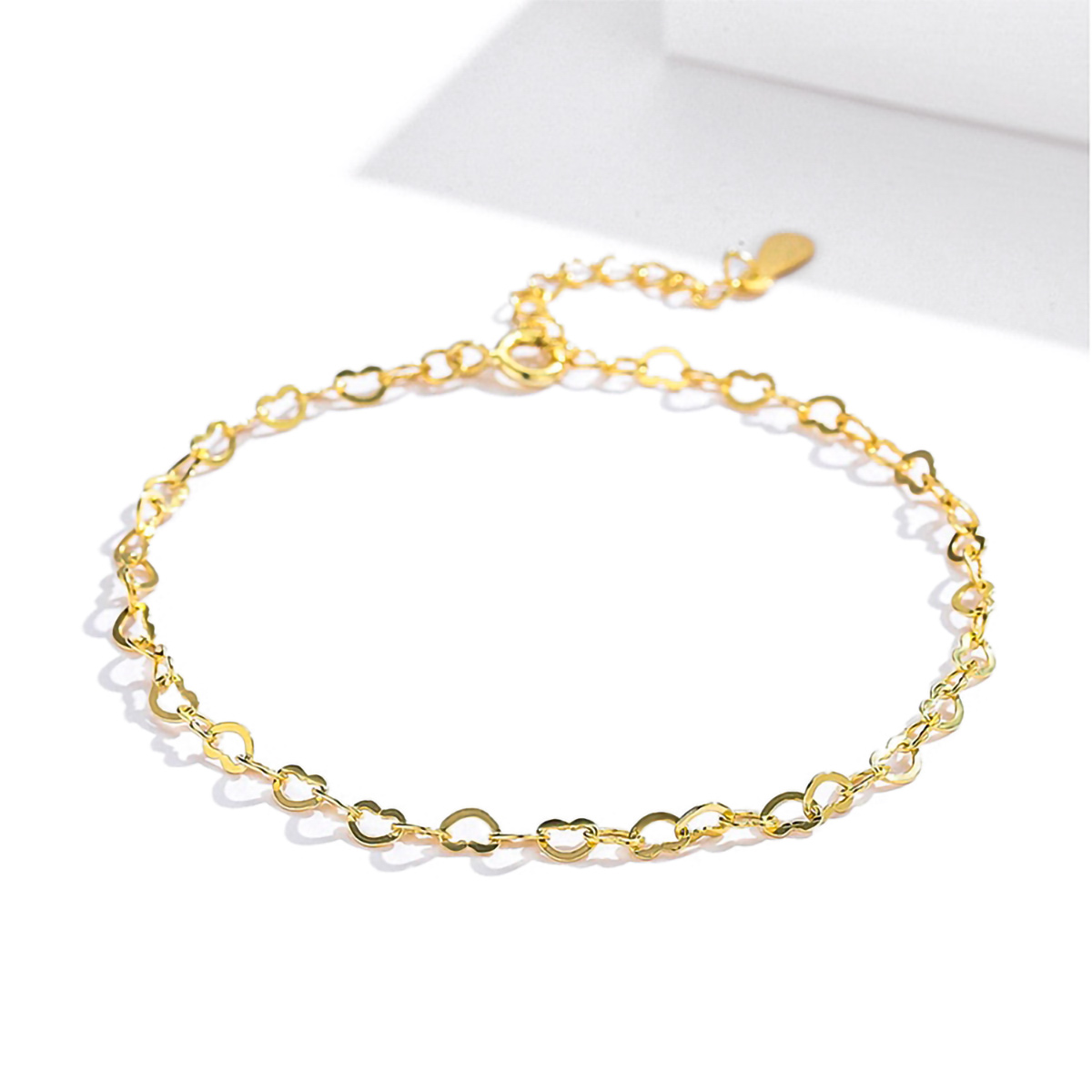 Armkette Golden Twisted Hearts