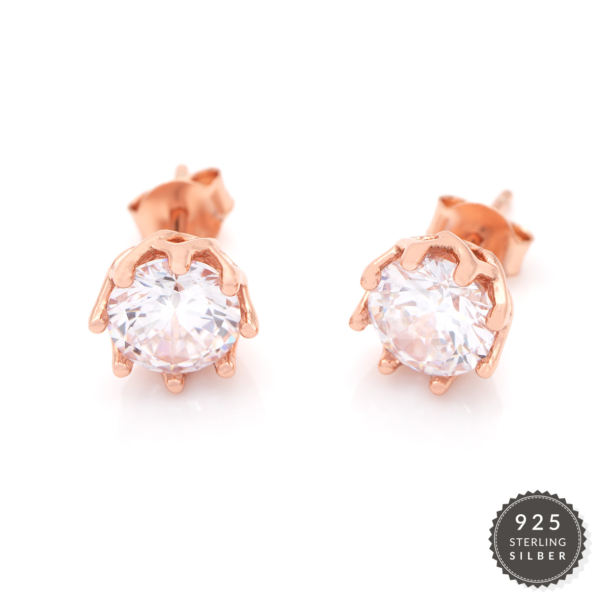 Ohrstecker Ornate Rosé Diamond