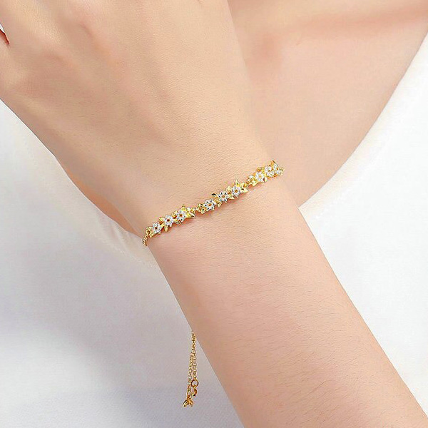 Armkette Nine Golden Flowers