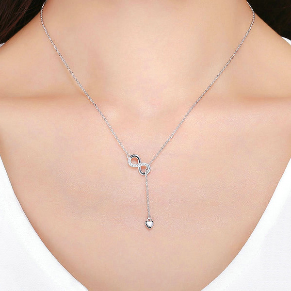 Halskette Silver Infinity