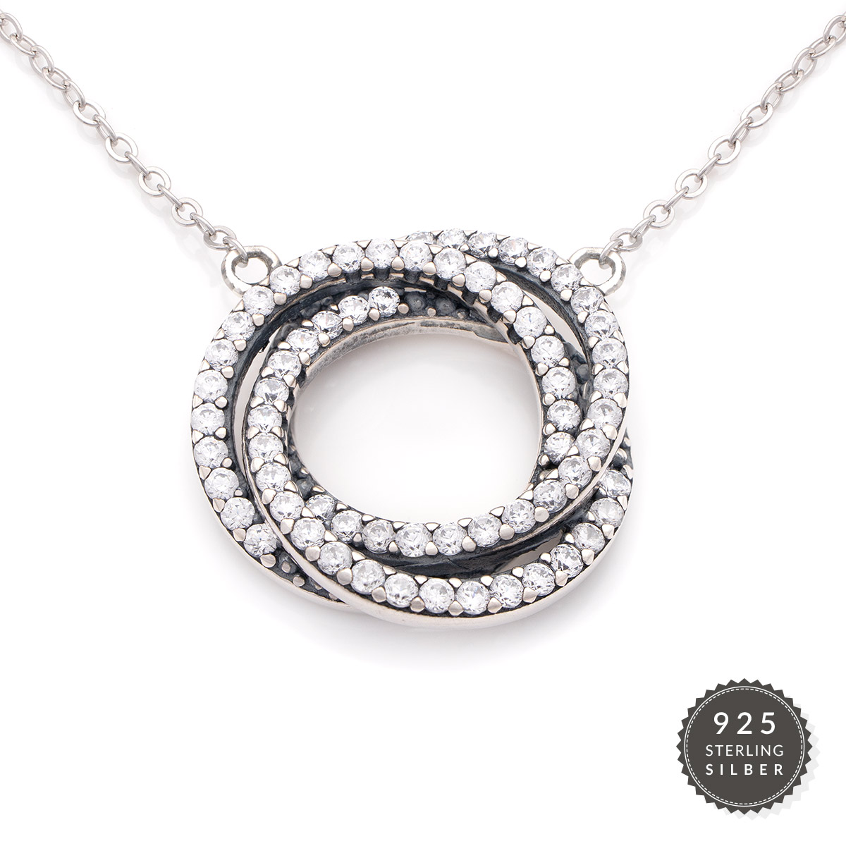 Halskette Diamond Circles