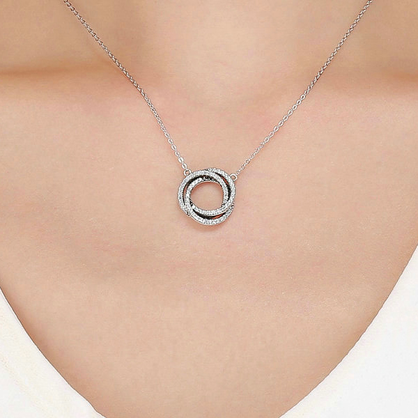 Halskette Diamond Circles