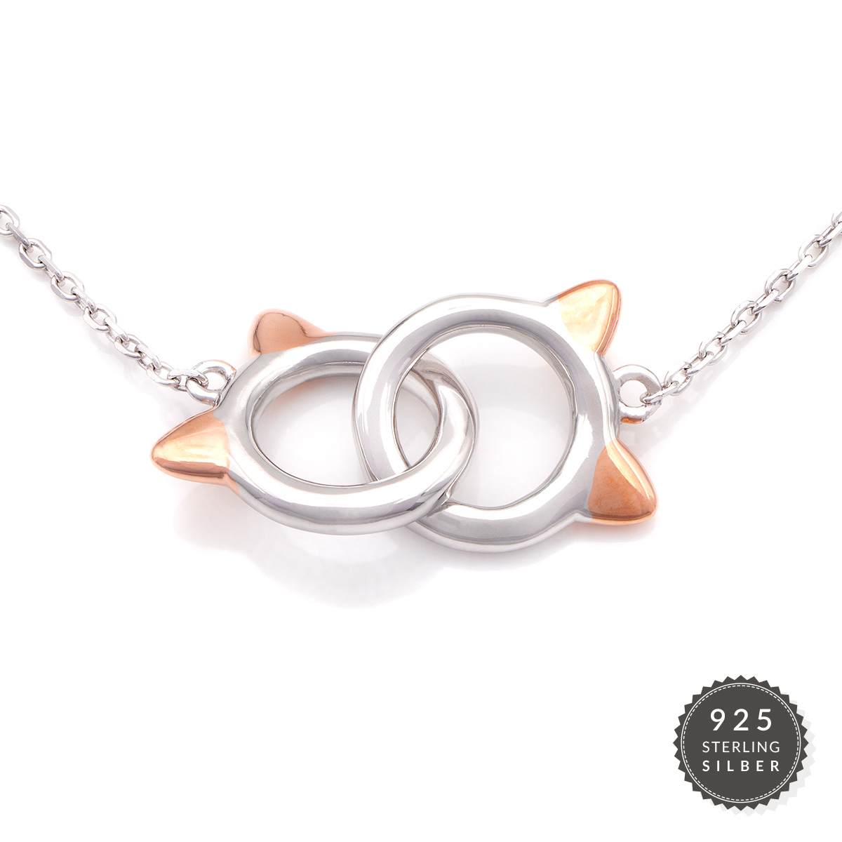 Halskette Cuddling Cats