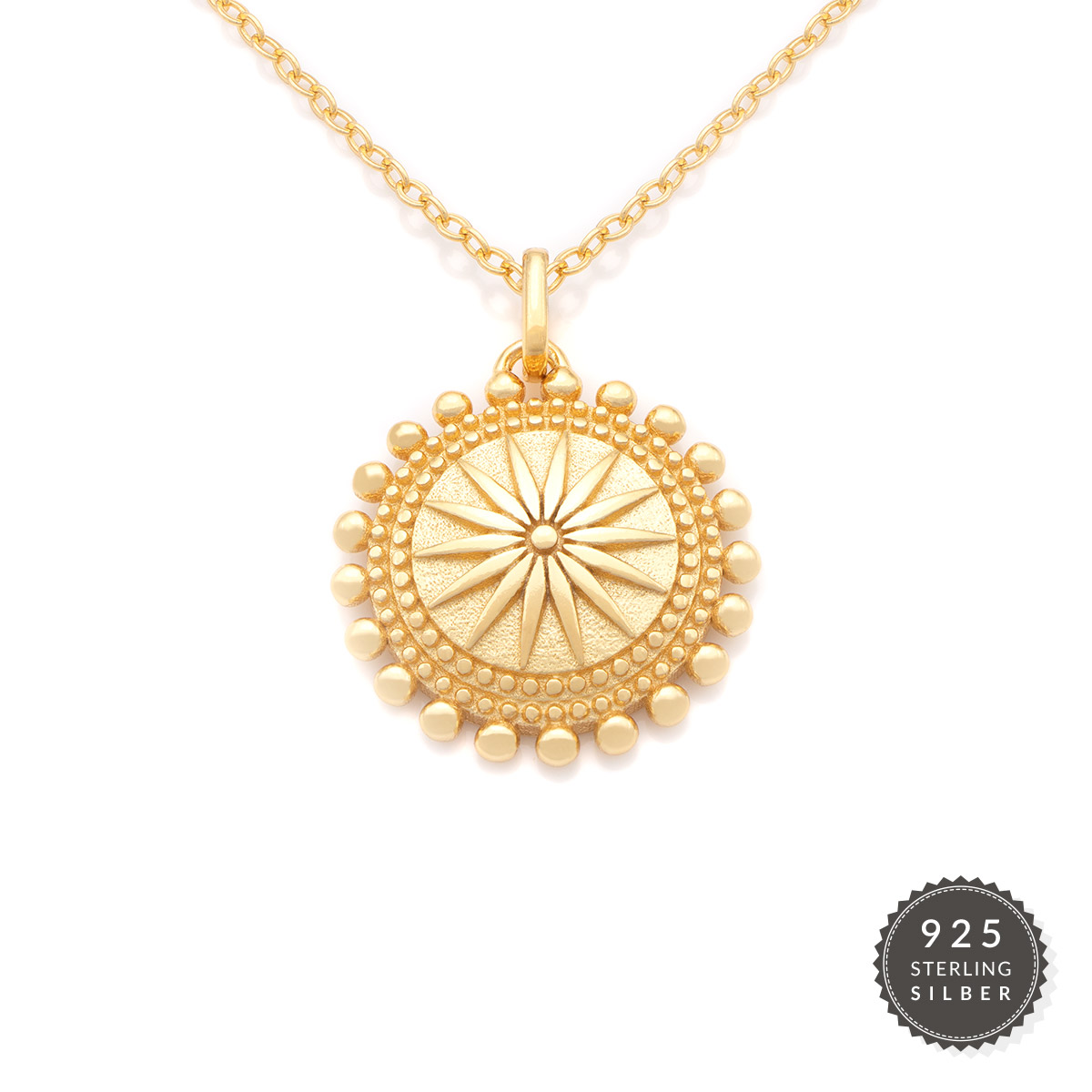 Halskette Golden Sun