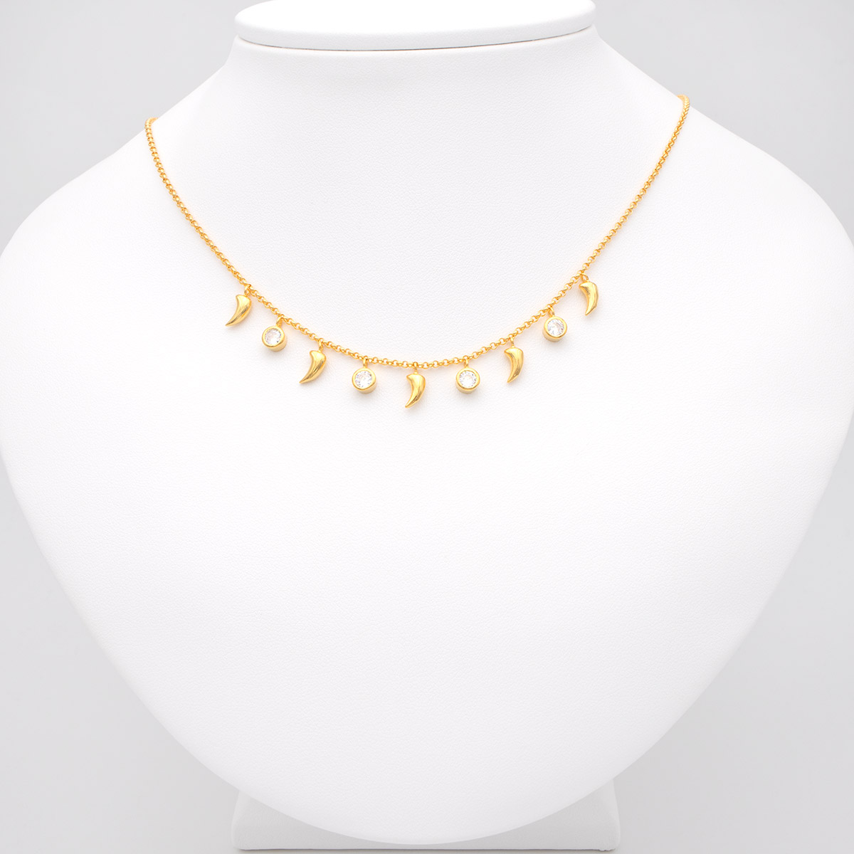 Halskette Tiny Golden Teeth