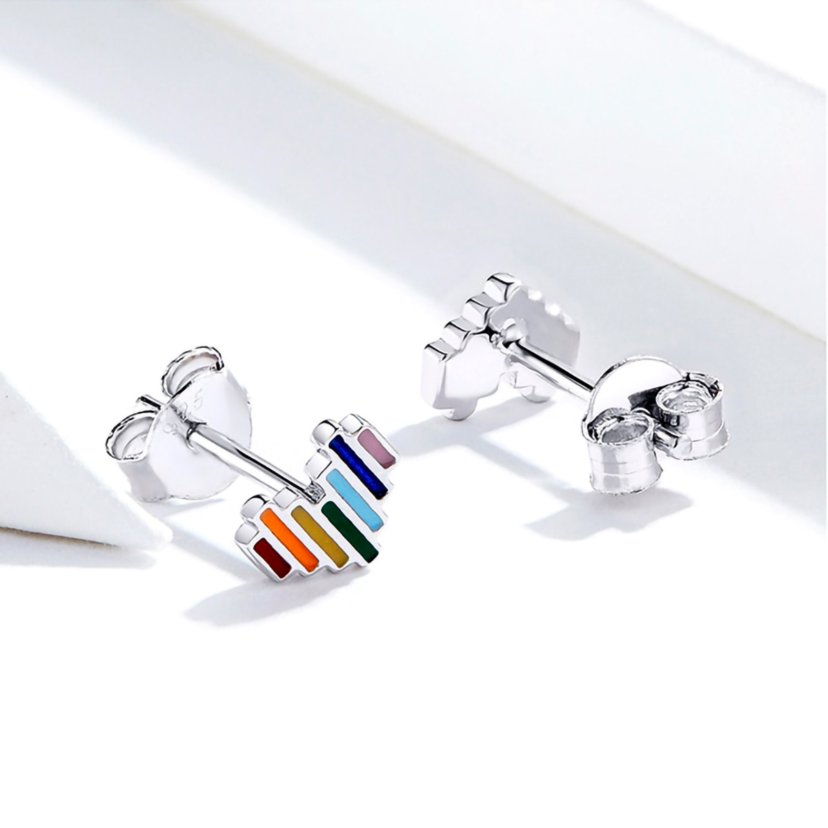 Ohrstecker Colorful Heart