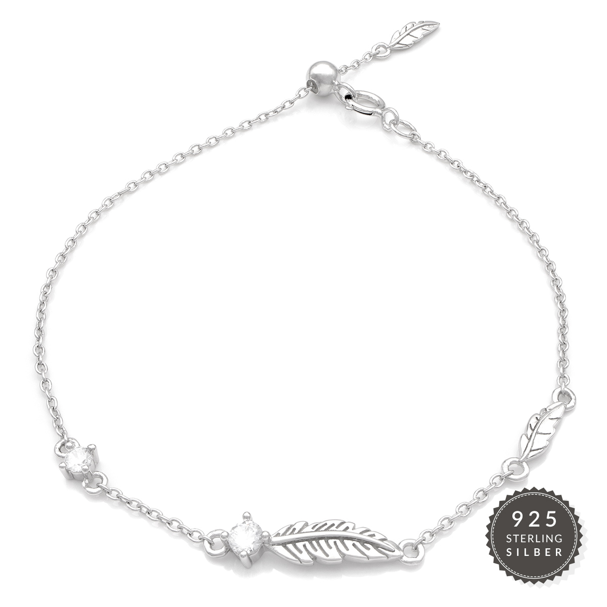 Armkette Silver Feather