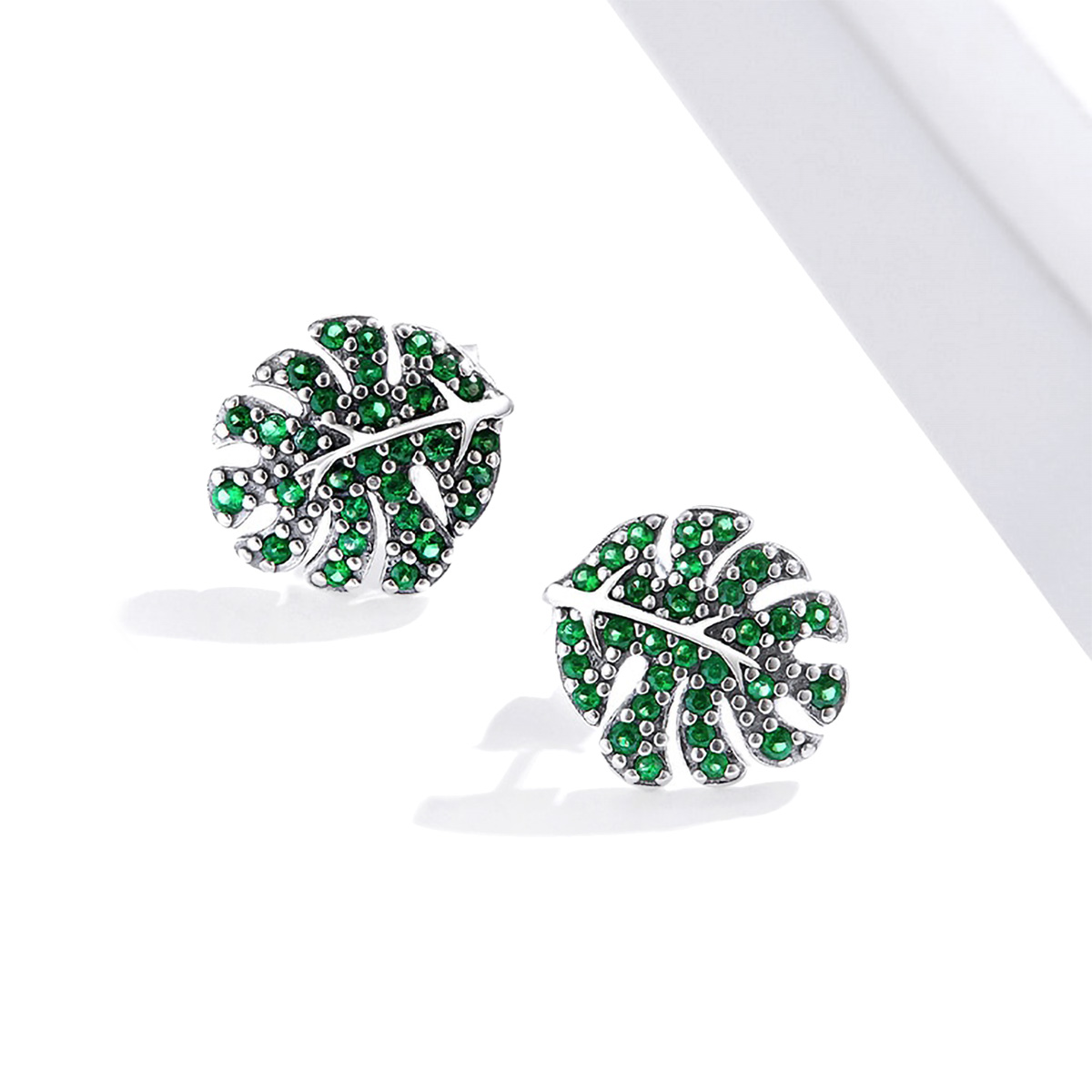 Ohrstecker Green Leaf