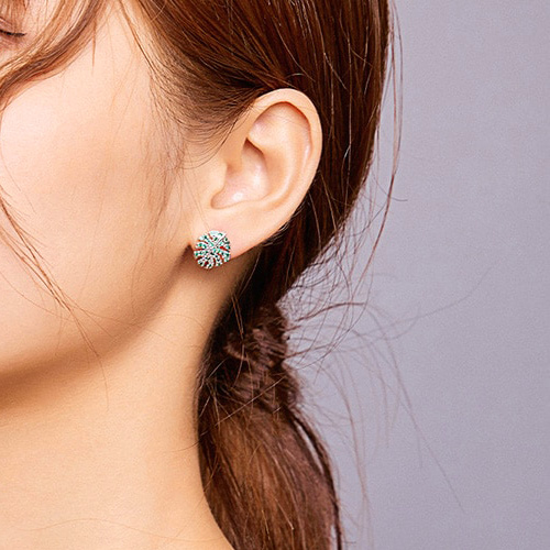 Ohrstecker Green Leaf