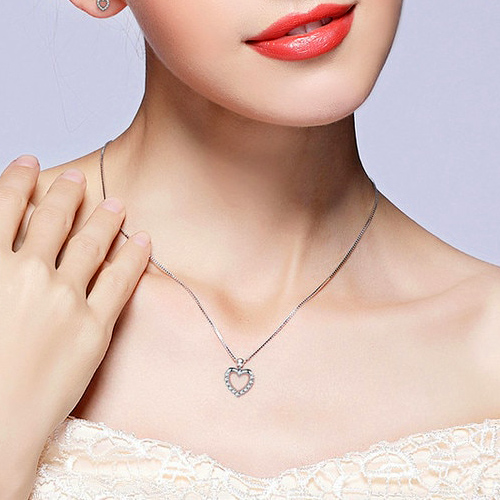 Halskette Silver Heart